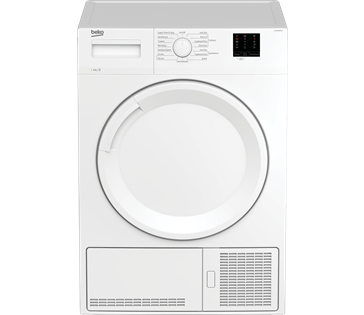 Beko DTKCE80021W 8kg white condenser tumble dryer