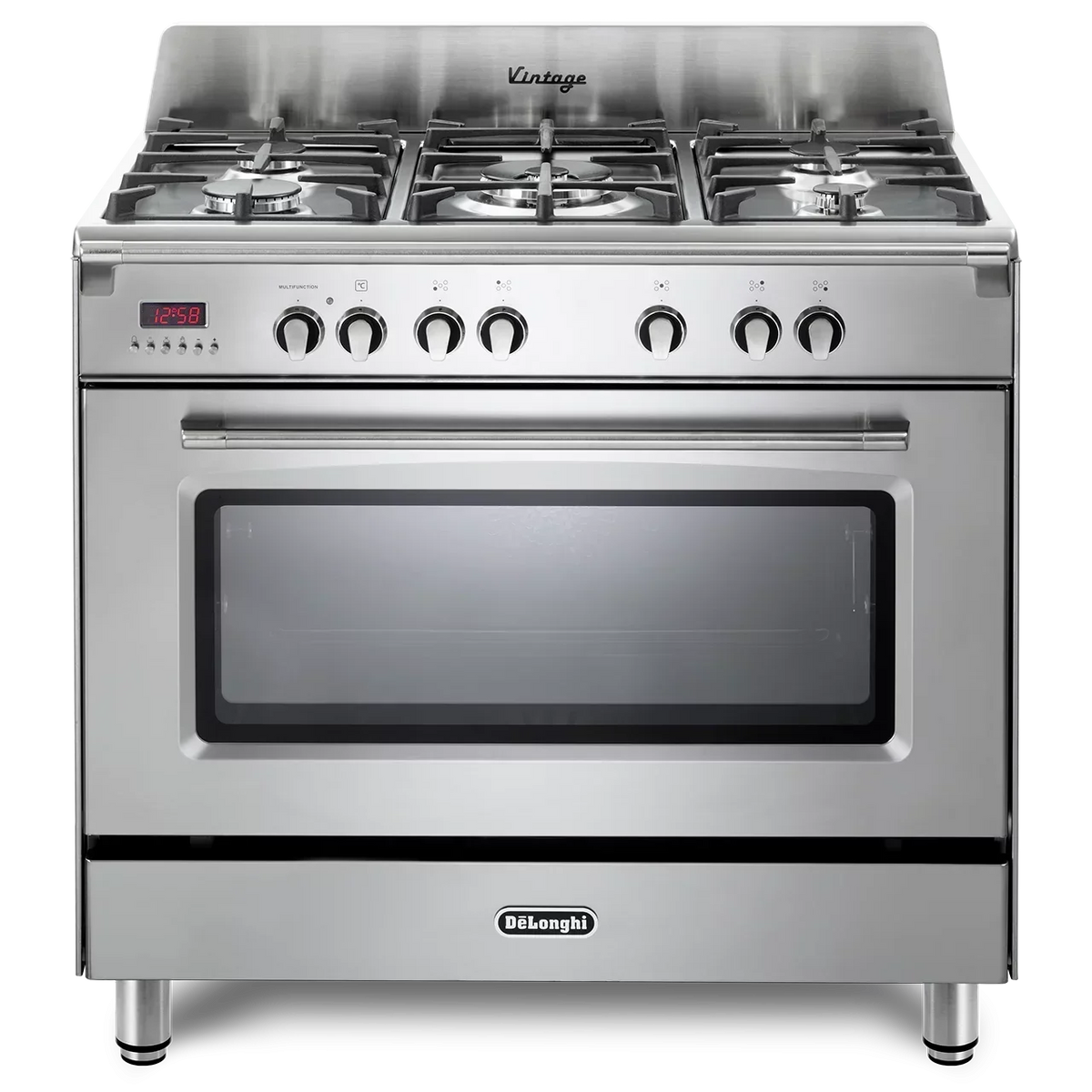 De'Longhi DVRS916DFSS 90cm Dual Fuel Range Cooker - Stainless steel