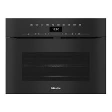 Miele H7440BM-OBBL Compact Microwave Combination Oven-Obsidian Black-1