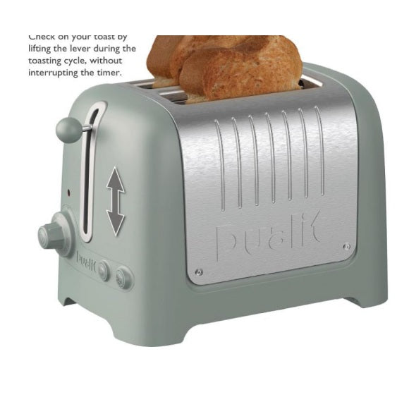 Dualit Lite 2 Slice Toaster - Sage Green - 26216 product image
