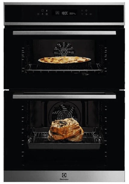 Electrolux KDFCC00X Built-In Twin Fan Double Oven With Catalytic Cleaning - Stainless Steel-1