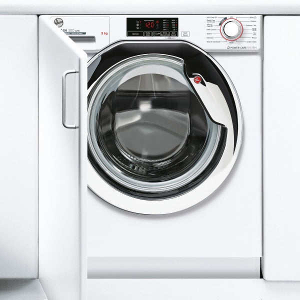 Hoover HBWS49D1ACE H-WASH 300 LITE Integrated 9kg Washing Machine with 1400 rpm