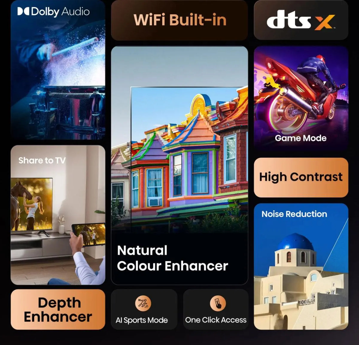 Hisense 40A4QTUK TV product detail
