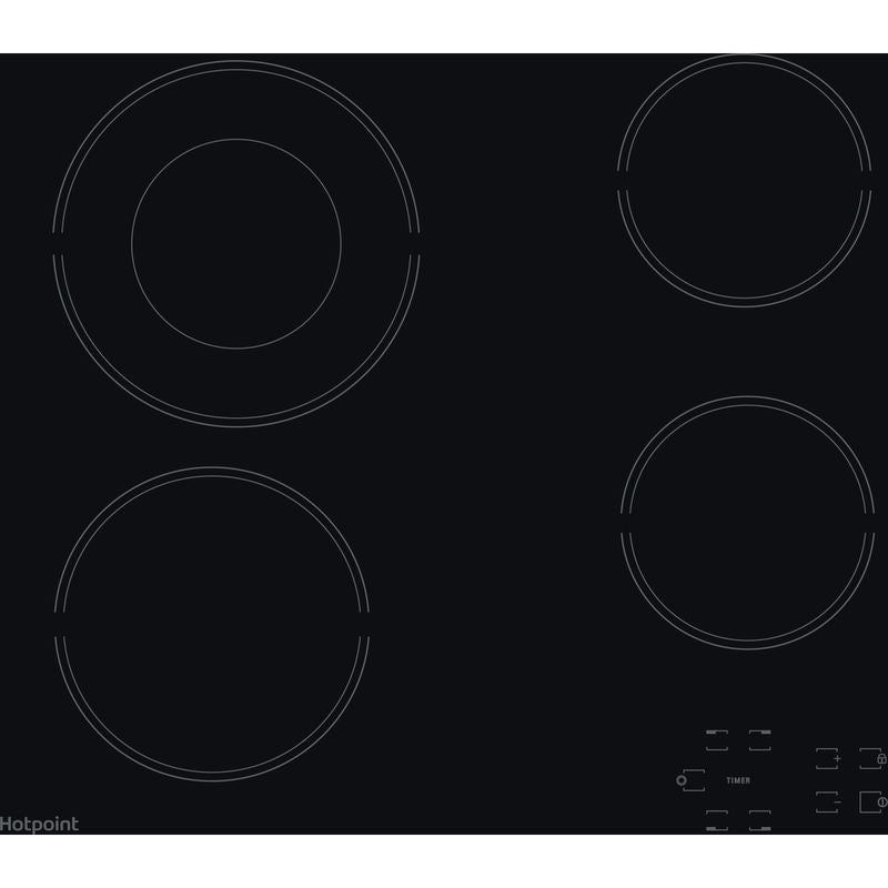 Hotpoint HR 612 C H black ceramic hob
