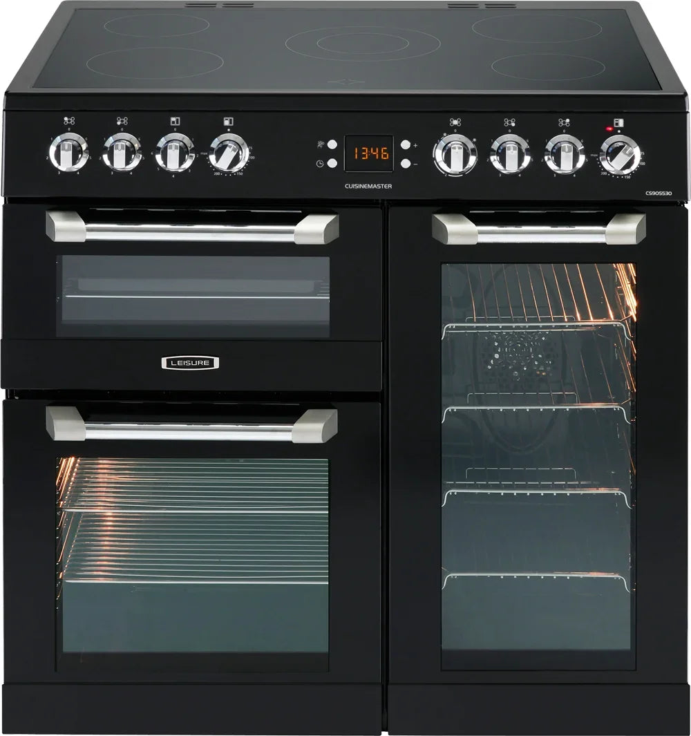 Leisure CS90C530K Cuisinemaster 90cm Ceramic Range Cooker - Black