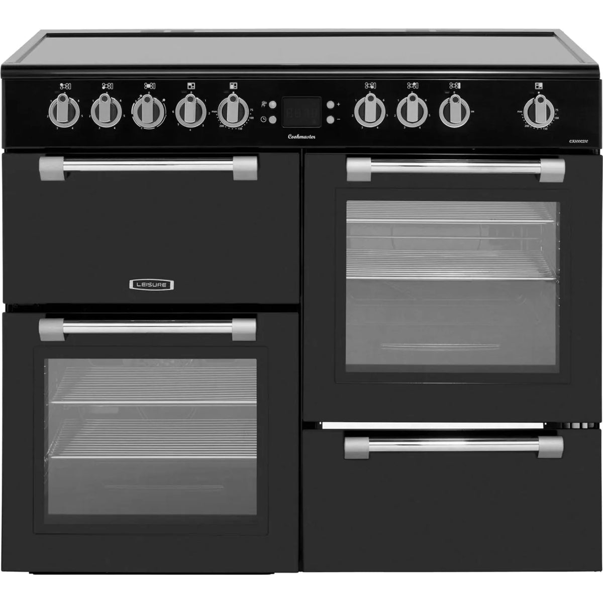 Leisure CK100C210K 100cm Cookmaster Electric Ceramic Range Cooker - Black