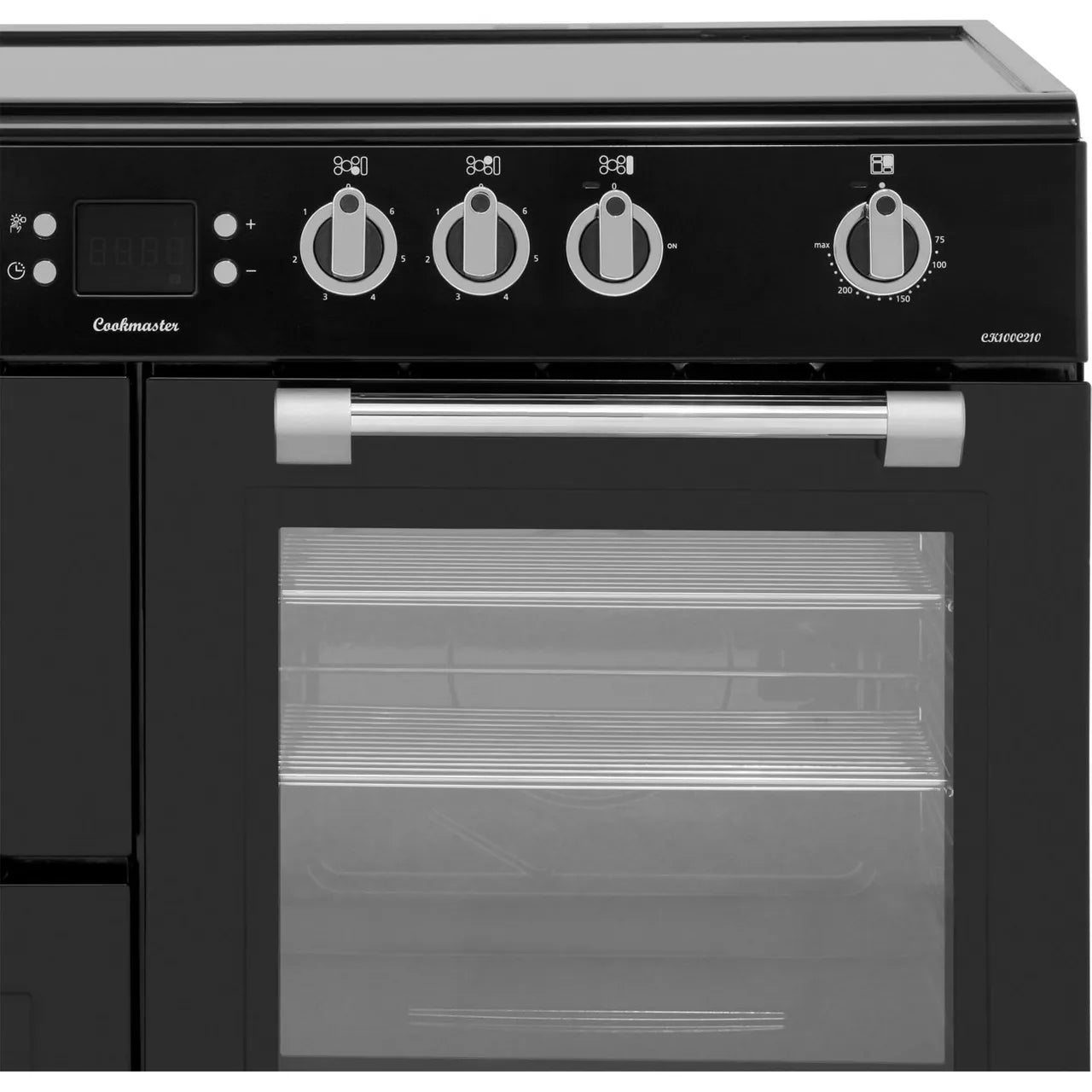 Leisure CK100C210K 100cm Cookmaster Electric Ceramic Range Cooker - Black-3