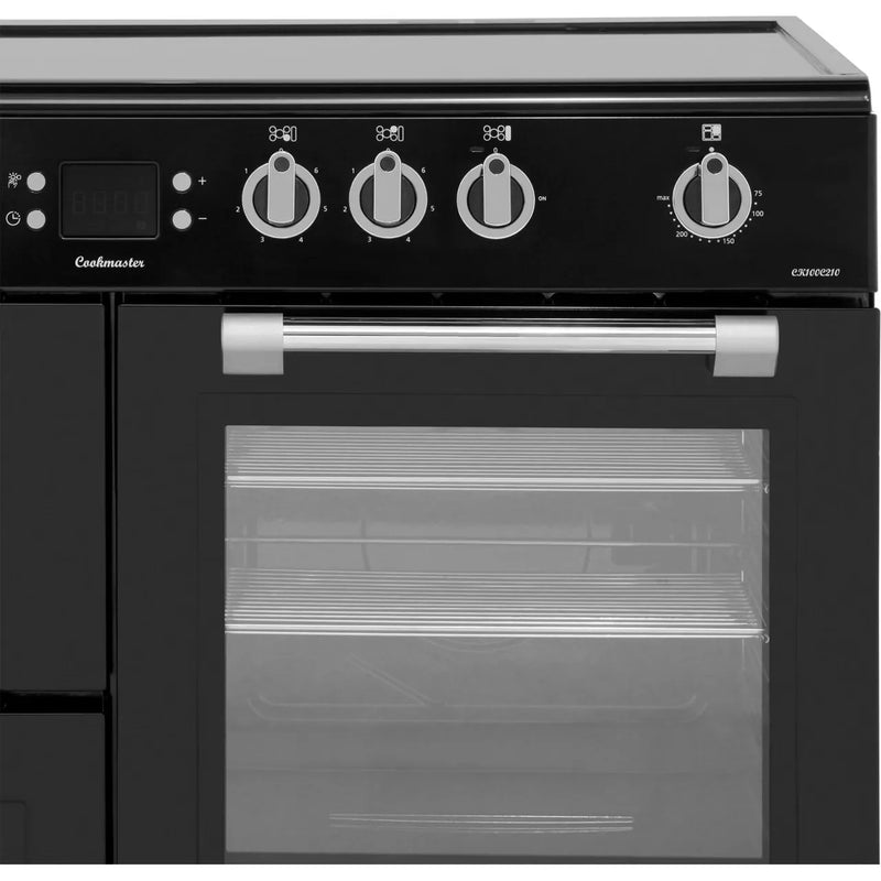 Leisure CK100C210K 100cm Cookmaster Electric Ceramic Range Cooker - Black-3
