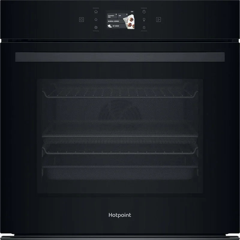 Hotpoint HOI98PT2SBUK Class 9 Dual Clean My Menu Single Oven - Black [last one]