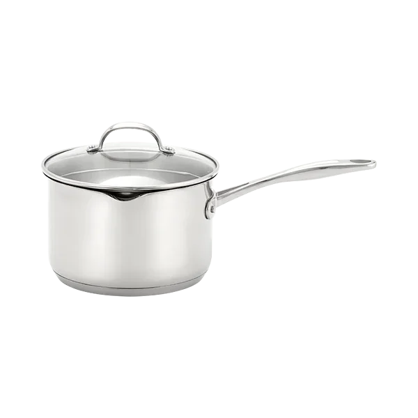 Stellar S706D Profile 18cm Draining Saucepan with Glass Lid