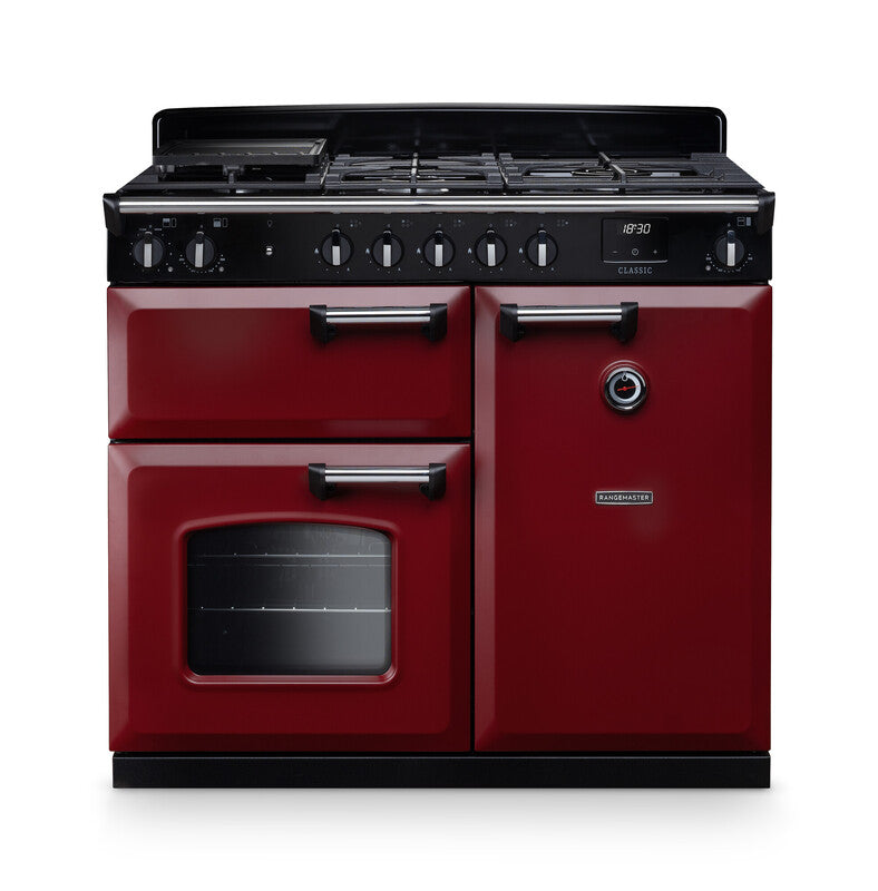 Rangemaster Classic Bordeaux Chrome