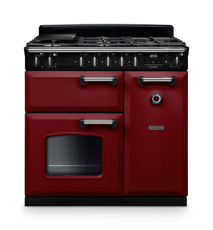 Rangemaster Classic Bordeaux Chrome