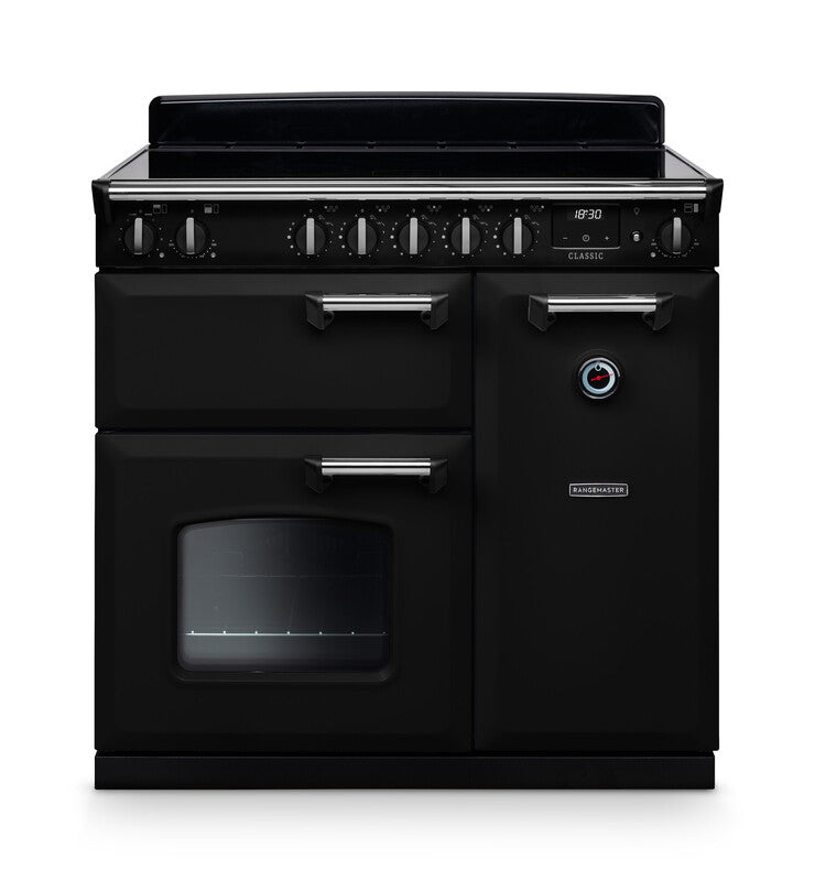 Rangemaster Classic Gloss Black Chrome