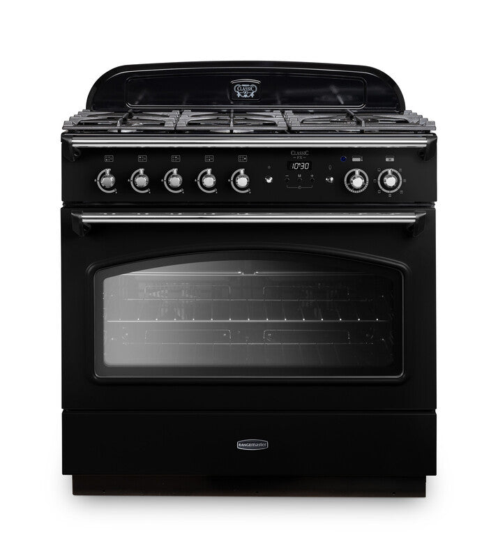 Rangemaster Classic FX Black Chrome