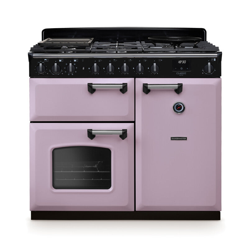Rangemaster Classic Deluxe Heather Chrome