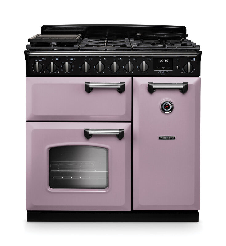 Rangemaster Classic Deluxe Heather Chrome