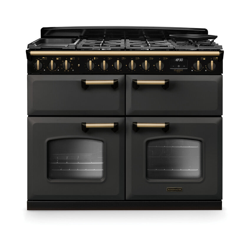 Rangemaster Classic Deluxe Slate Antique Brass