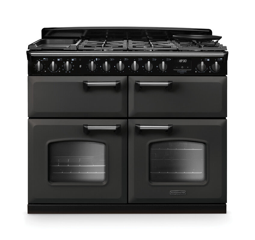 Rangemaster Classic Deluxe Slate Chrome
