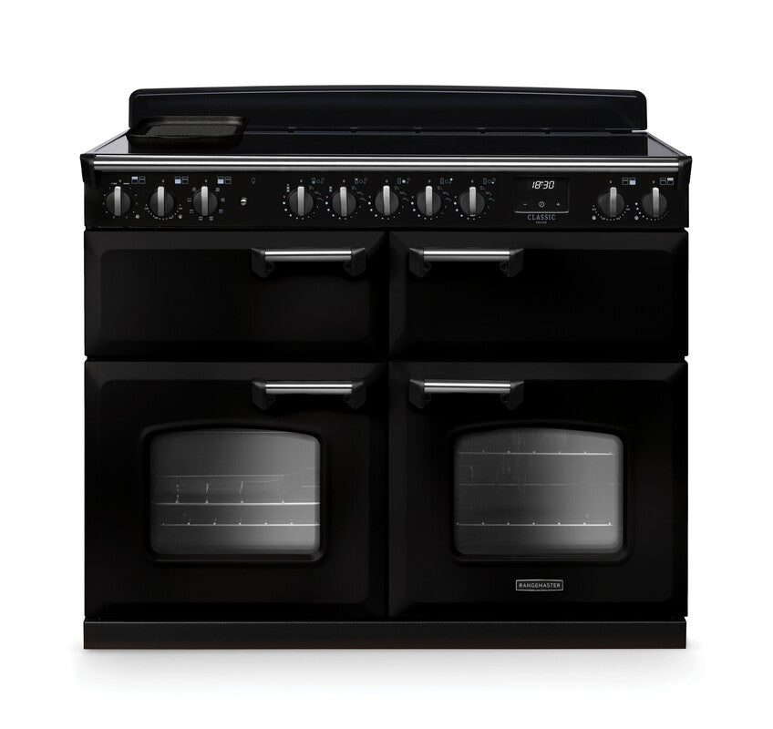 Rangemaster Classic Deluxe Gloss Black Chrome