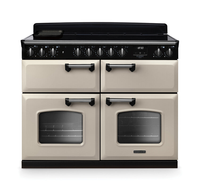 Rangemaster Classic Deluxe Pale Cream Chrome