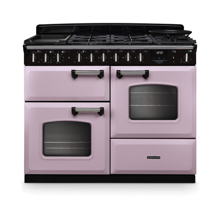 Rangemaster Classic Deluxe Heather Chrome
