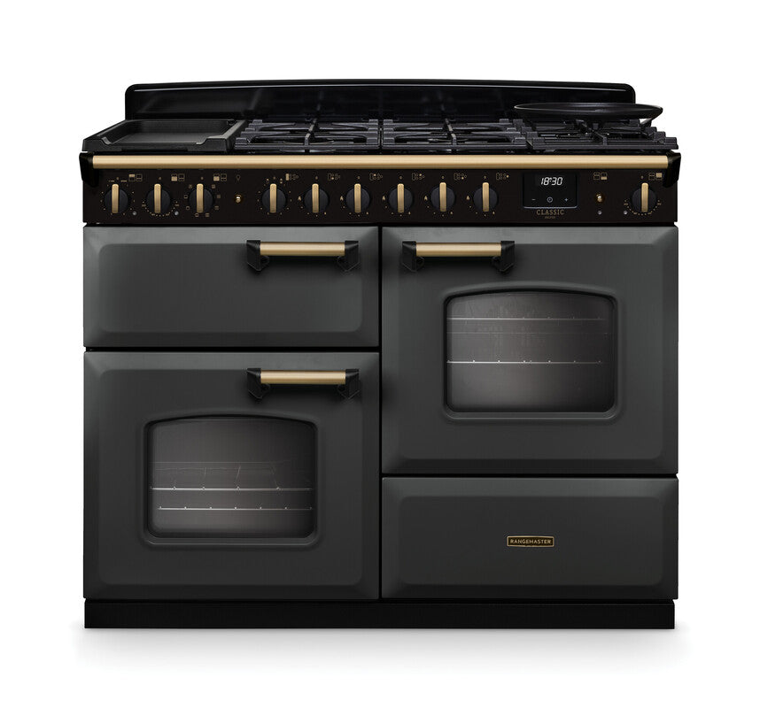 Rangemaster Classic Deluxe Slate Antique Brass