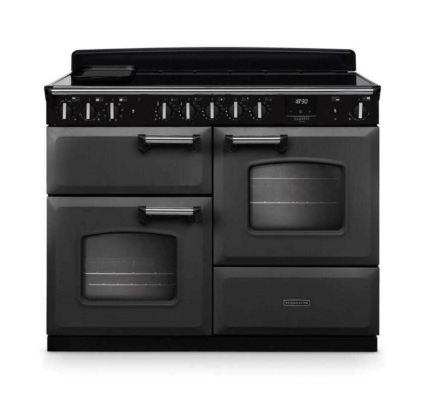 Rangemaster Classic Deluxe Slate Chrome