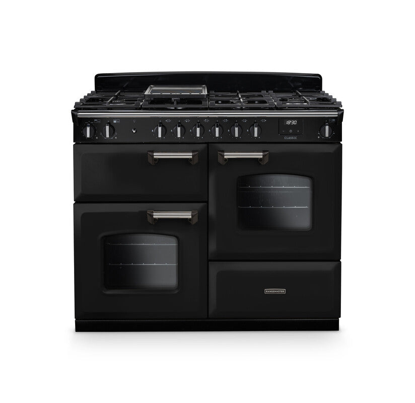 Rangemaster Classic Gloss Black Chrome