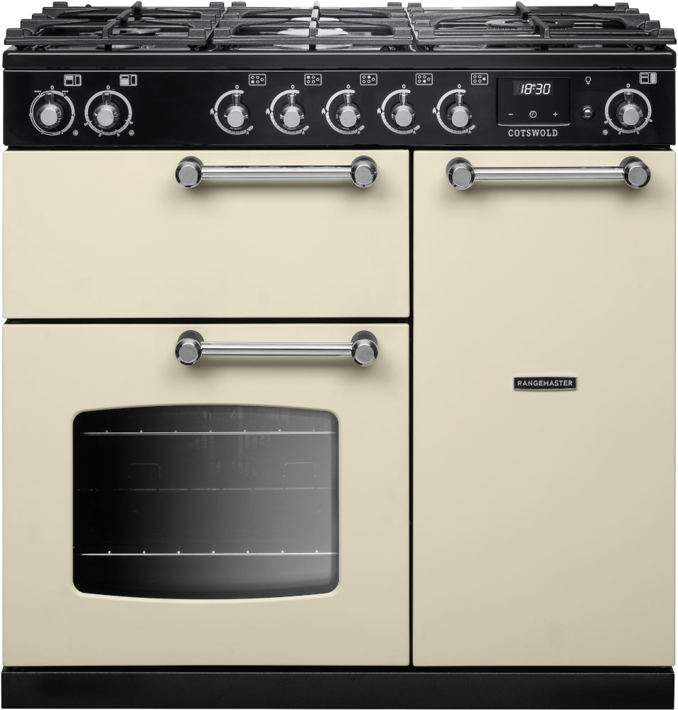 Rangemaster Cotswold Pale Cream Chrome