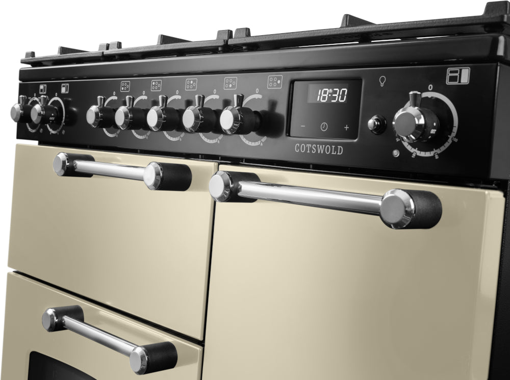 Rangemaster Cotswold Pale Cream Chrome