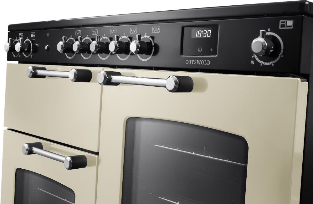 Rangemaster Cotswold Pale Cream Chrome