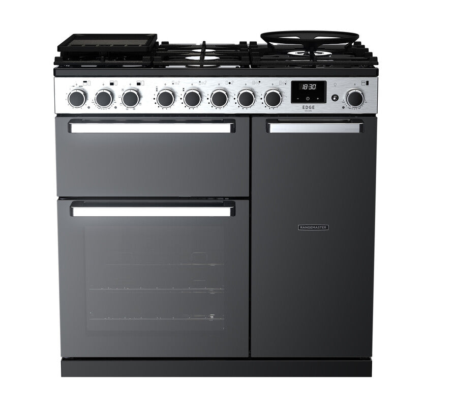 Rangemaster Edge Deluxe Gloss Black Chrome