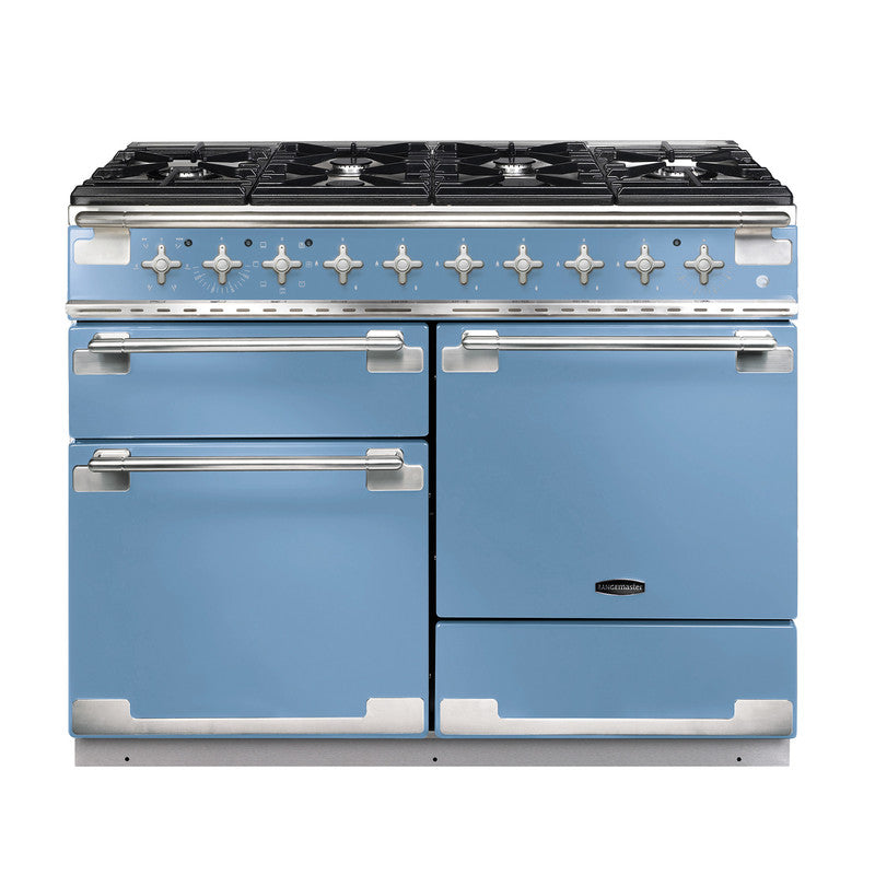 Rangemaster Elise China Blue Brushed Nickel