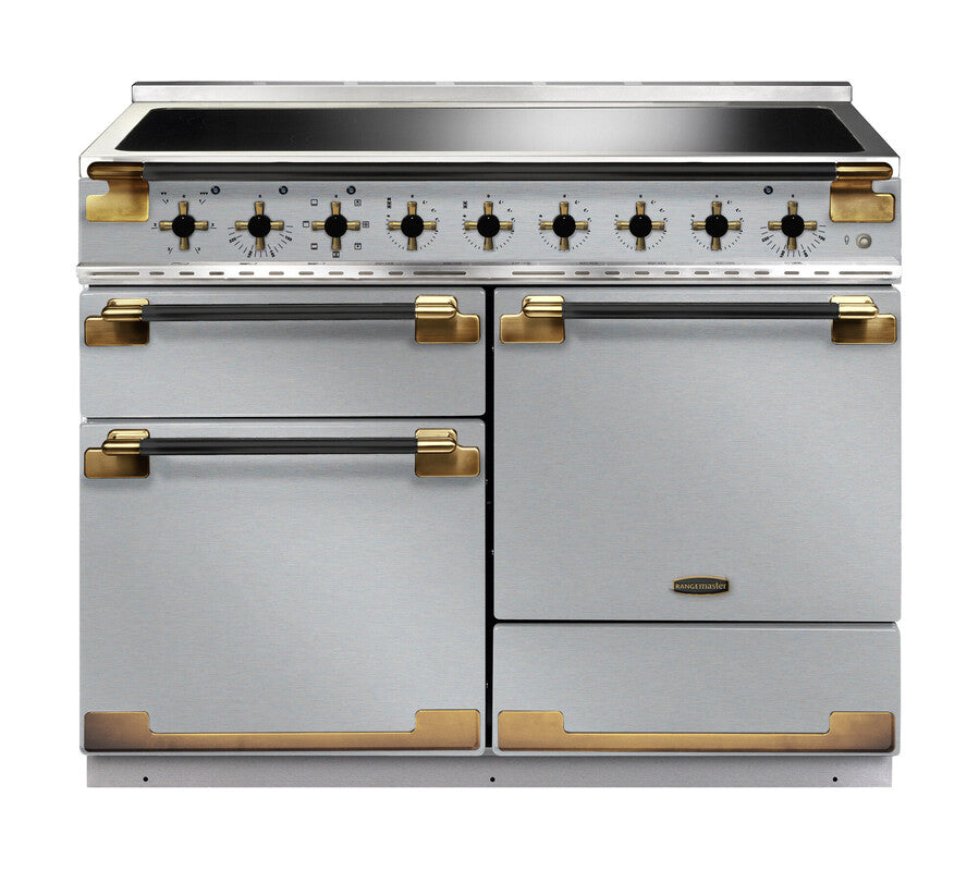 Rangemaster Elise Luxe Stainless Steel Black / Antique Brass