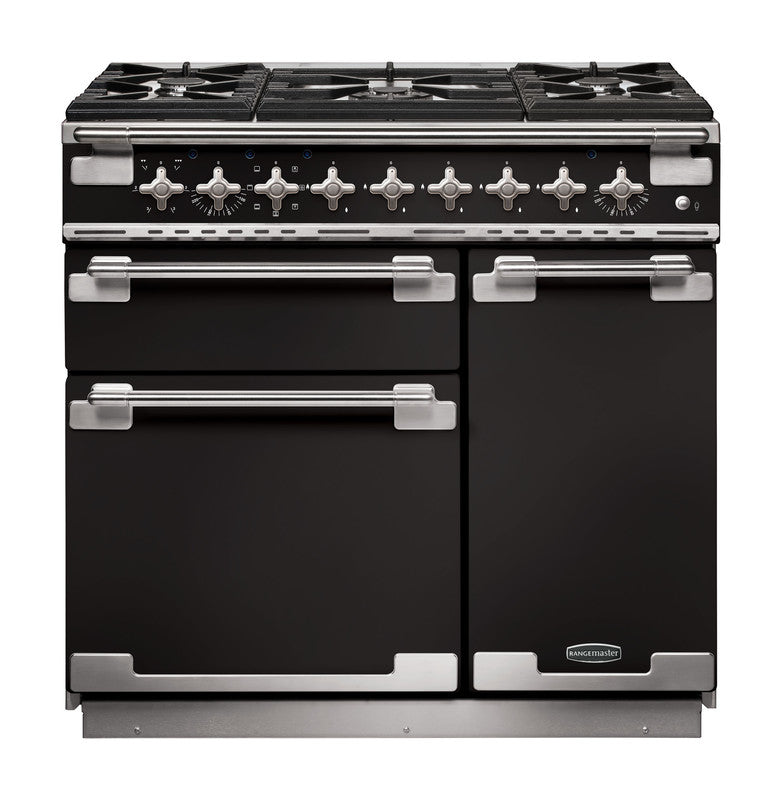 Rangemaster Elise Gloss Black Brushed Nickel