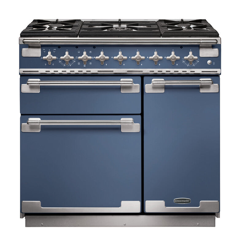 Rangemaster Elise Stone Blue Brushed Nickel