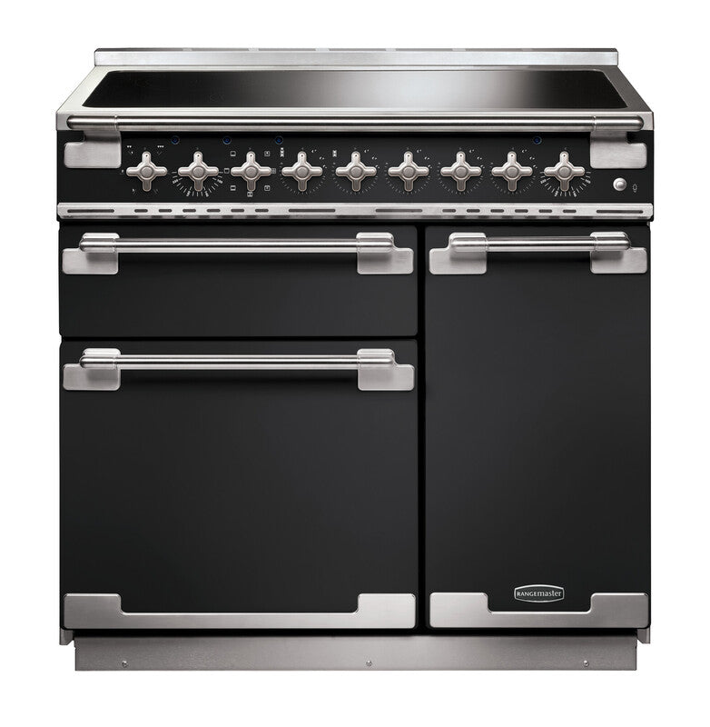 Rangemaster Elise Charcoal Black Brushed Nickel