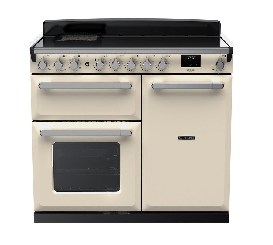 Rangemaster Estel Deluxe Pale Cream Chrome