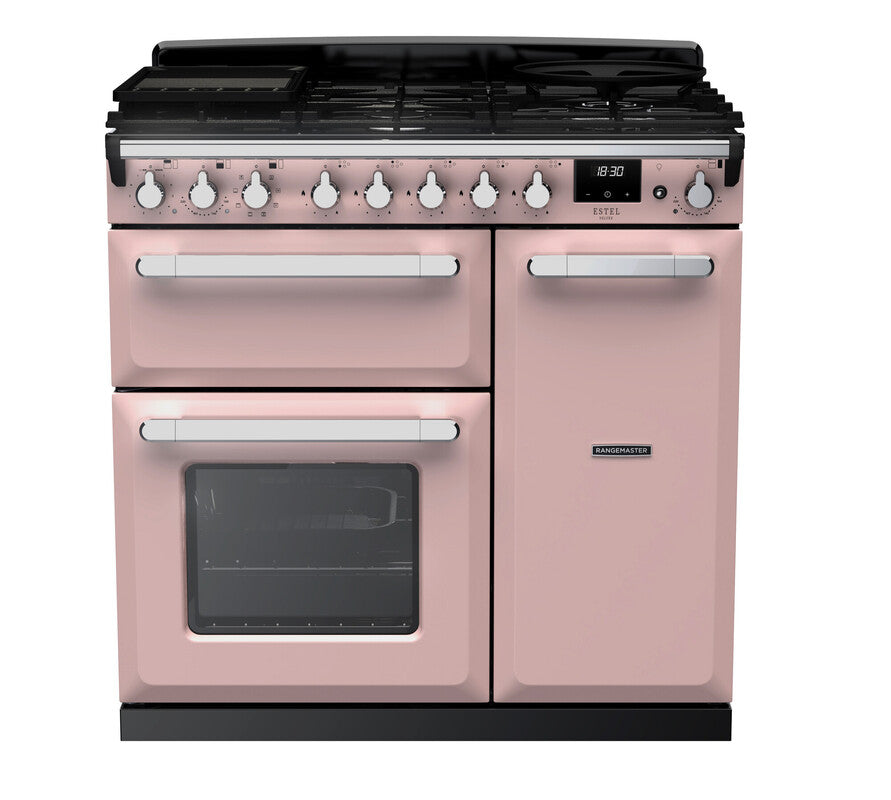 Rangemaster Estel Deluxe Pale Pink Chrome