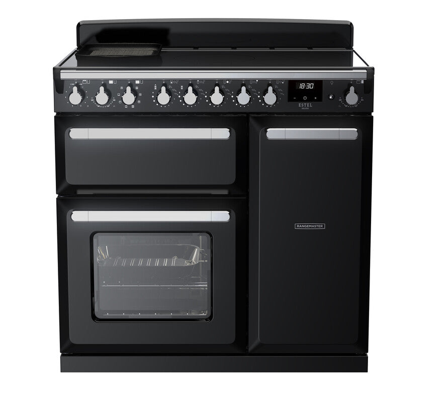 Rangemaster Estel Deluxe Gloss Black Chrome