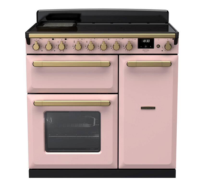 Rangemaster Estel Deluxe Pale Pink Antique Brass