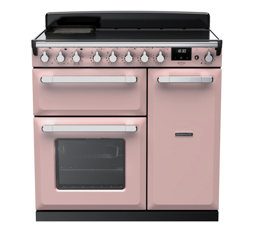 Rangemaster Estel Deluxe Pale Pink Chrome