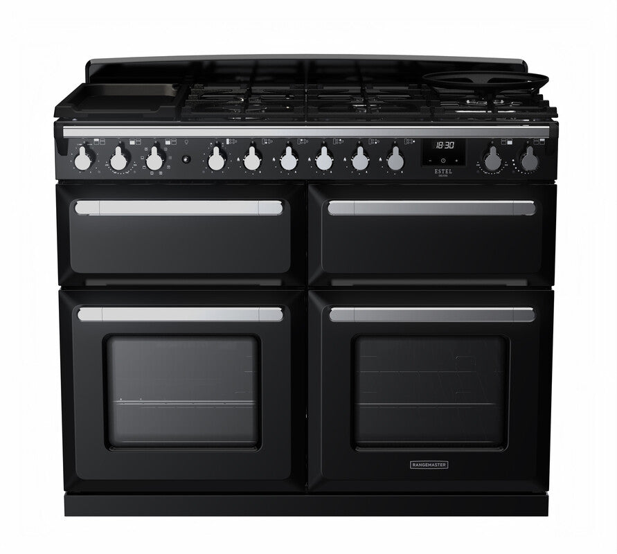 Rangemaster Estel Deluxe Gloss Black Chrome