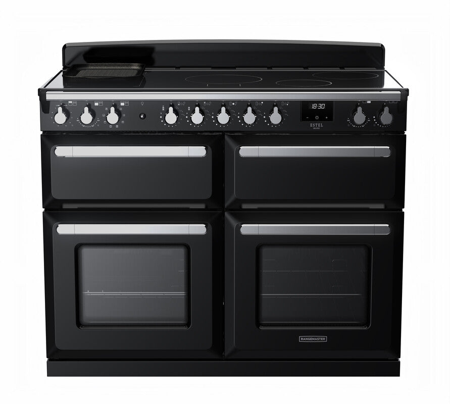 Rangemaster Estel Deluxe Gloss Black Chrome