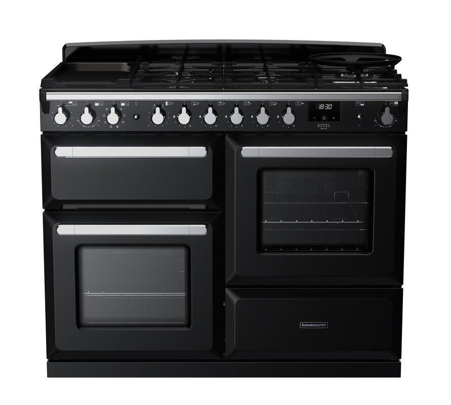 Rangemaster Estel Deluxe Gloss Black Chrome
