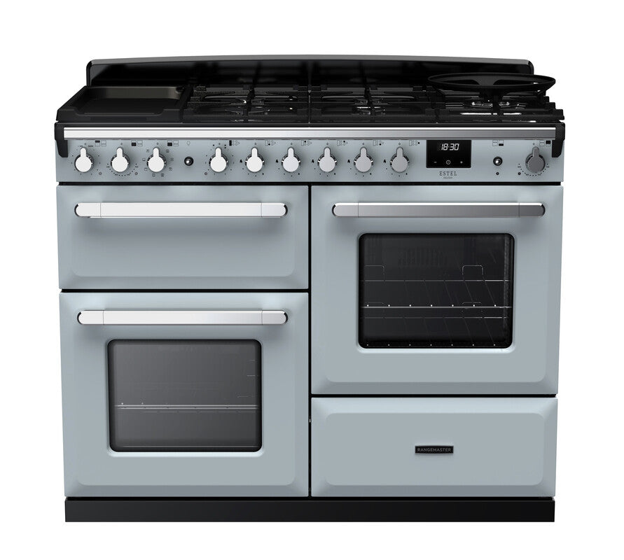 Rangemaster Estel Deluxe Misty Blue Chrome