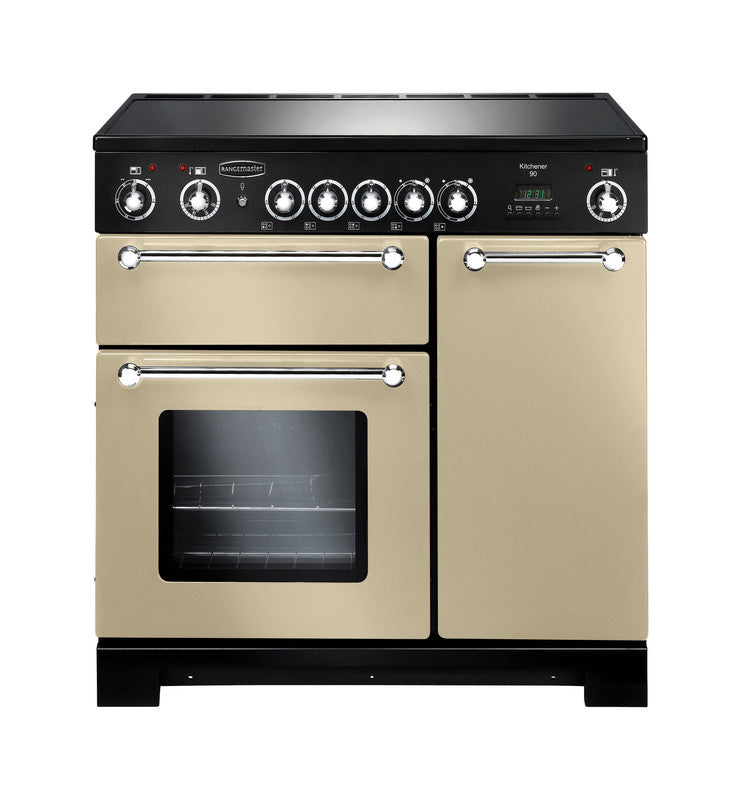 Rangemaster Kitchener Cream Chrome