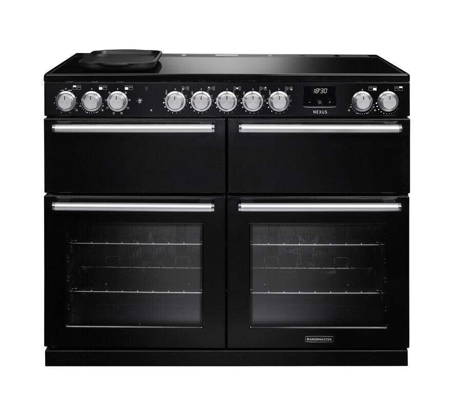 Rangemaster Nexus Luxe Charcoal Black Chrome
