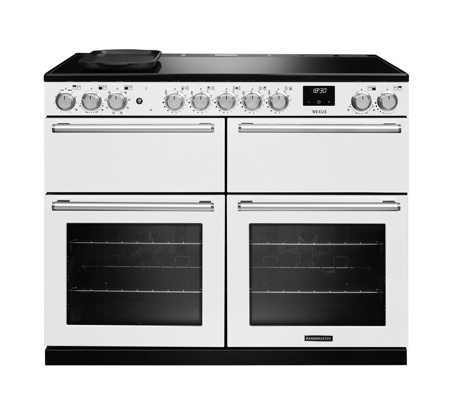 Rangemaster Nexus Luxe White Chrome