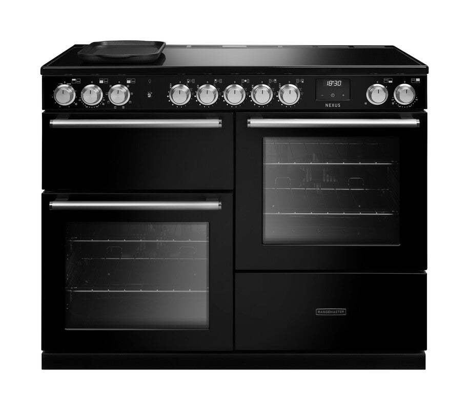 Rangemaster Nexus Luxe Gloss Black Chrome